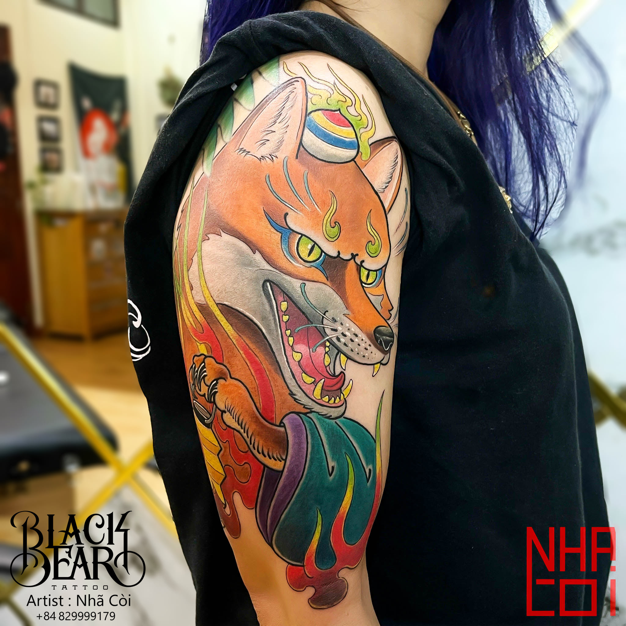 Black Bear tattoo ảnh 1