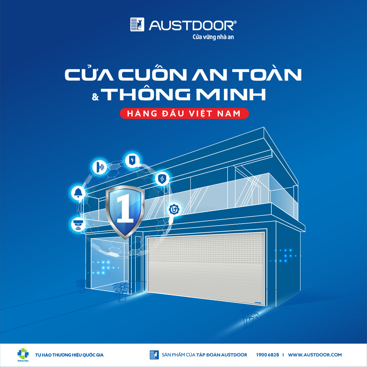 Cửa cuốn Austdoor ảnh 1