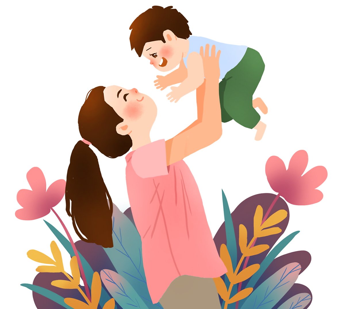 80+ Hình Vẽ Mẹ Và Con Gái Đẹp, Dễ Thương, Ý Nghĩa Nhất