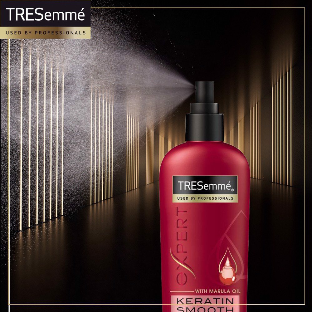 Xịt dưỡng tóc Tresemme Keratin Smooth - Flat Iron Smoothing Spray ảnh 2