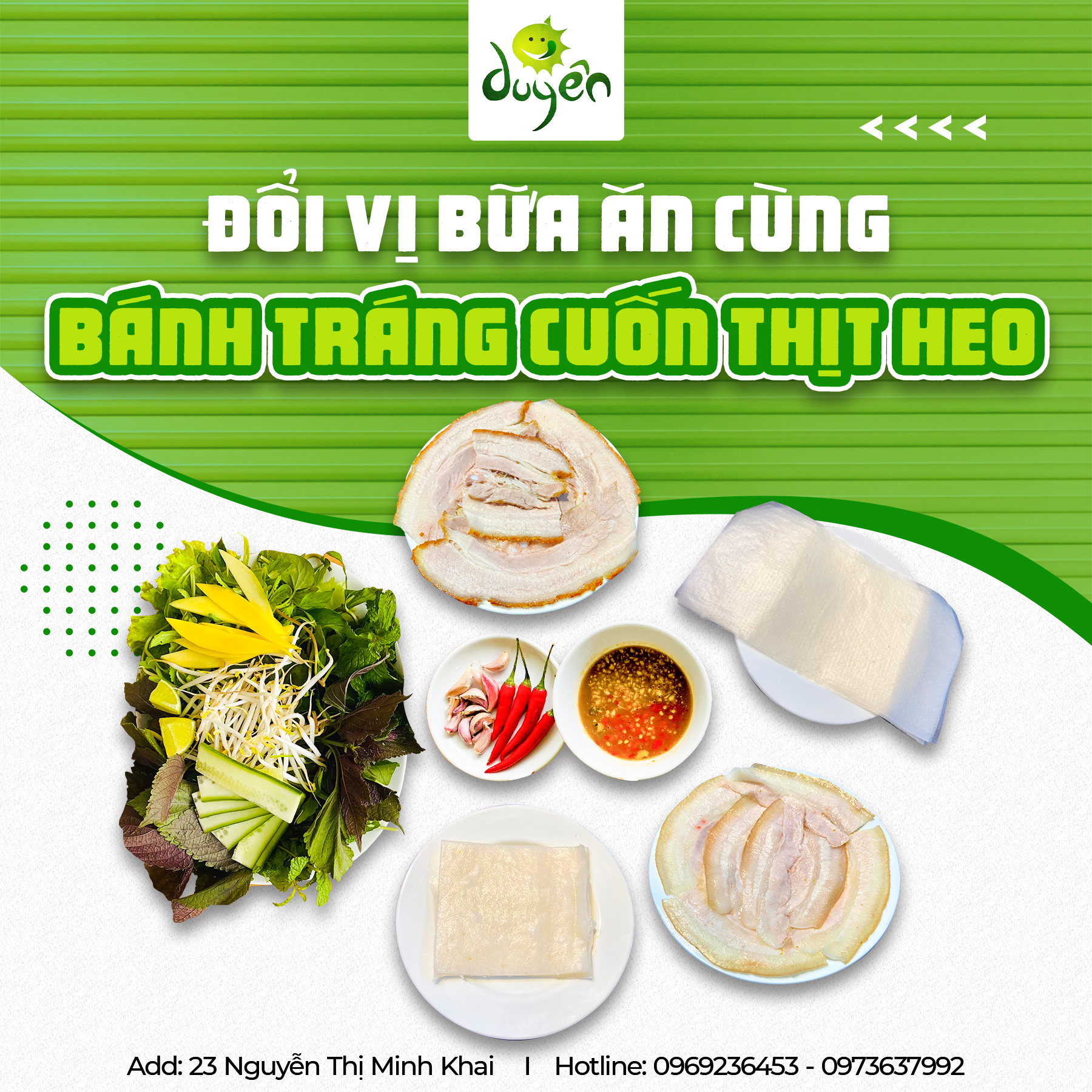 Bánh tráng cuốn thịt heo Duyên ảnh 1