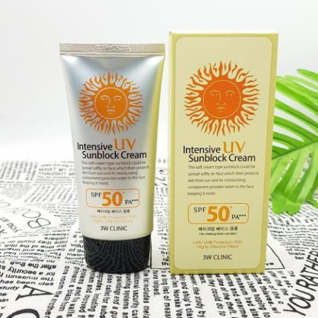 Kem chống nắng 3W Clinic Intensive UV Sunblock Cream SPF50/PA+++ ảnh 2