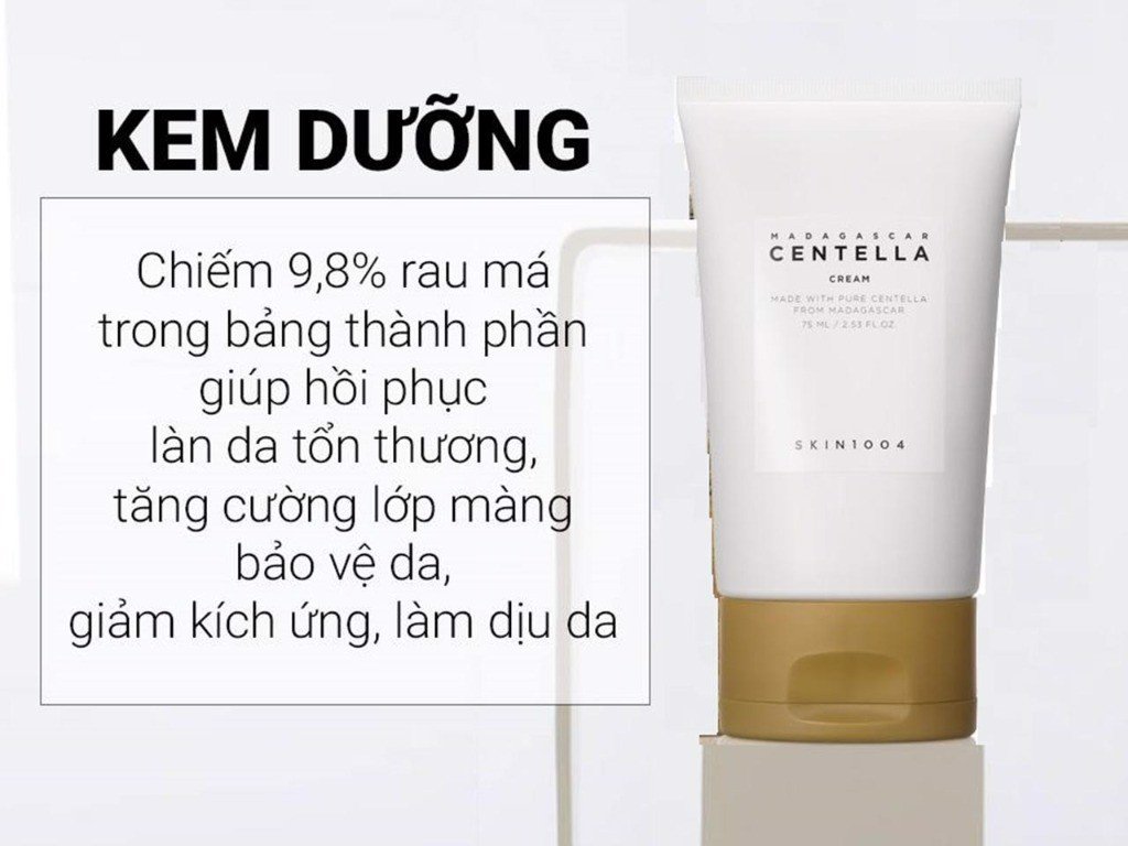 Kem dưỡng rau má Skin1004 Madagascar Centella Cream ảnh 2