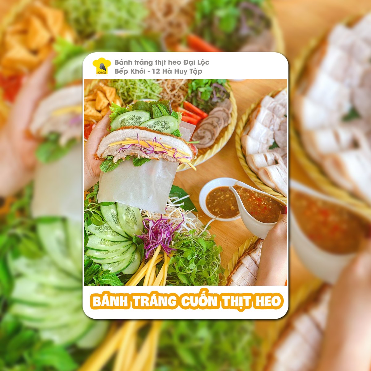 Bánh tráng cuốn thịt heo Khói Kitchen ảnh 1