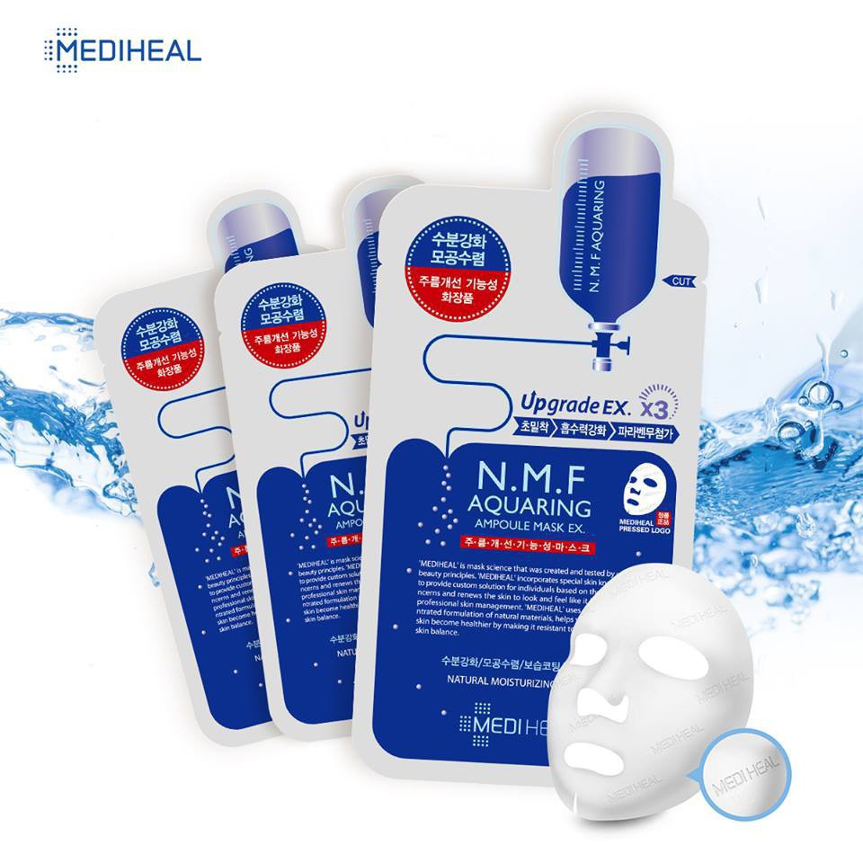 Mặt nạ Mediheal N.M.F Aquaring Ampoule Mask Ex ảnh 2