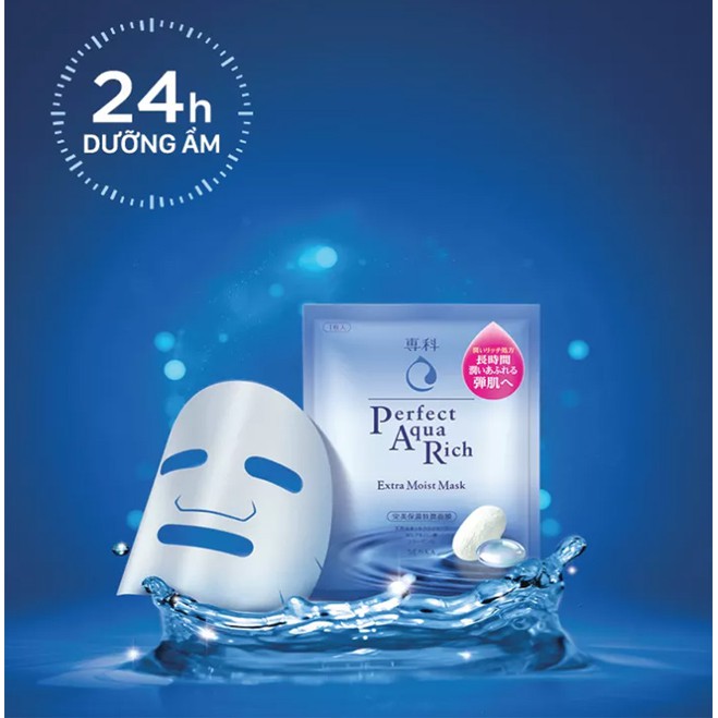 Mặt nạ Senka Perfect Aqua Rich Extra Moist Mask ảnh 2