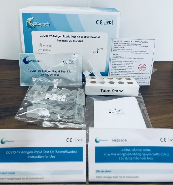 Kit Test nước bọt Covid Antigen Rapid EDiagnosis tại Nhà thuốc Thân Thiện - Friendly Pharmacy ảnh 1