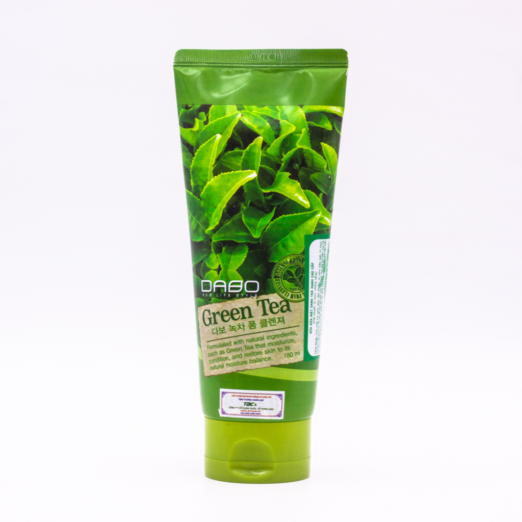 Sữa rửa mặt Dabo Green Tea Foam Cleanser ảnh 2