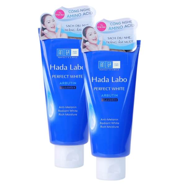 Sữa rửa mặt Hada Labo Perfect White Arbutin Cleanser ảnh 1