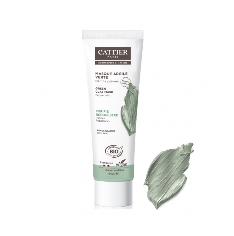 Cattier Clay Mask là sự kết hợp hoàn hảo giữa tỷ lệ đất sét xanh và đất sét trắng ảnh 1