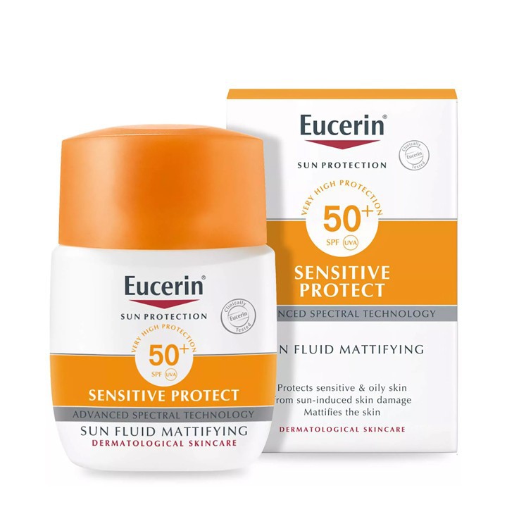 Kem chống nắng Eucerin Sun Fluid Mattifying SPF 50+ ảnh 1