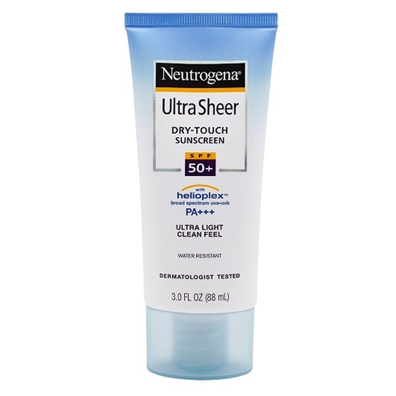 Kem chống nắng Neutrogena Ultra Sheer Dry-Touch Sunscreen SPF 50+ chứa các thành phần an toàn tuyệt đối với sức khỏe, không gây kích ứng cho da ảnh 2