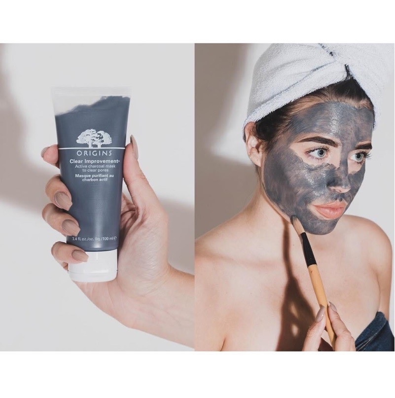 Origins Active Charcoal Mask To Clear Pores dễ dàng loại bỏ mụn đầu đen ảnh 2