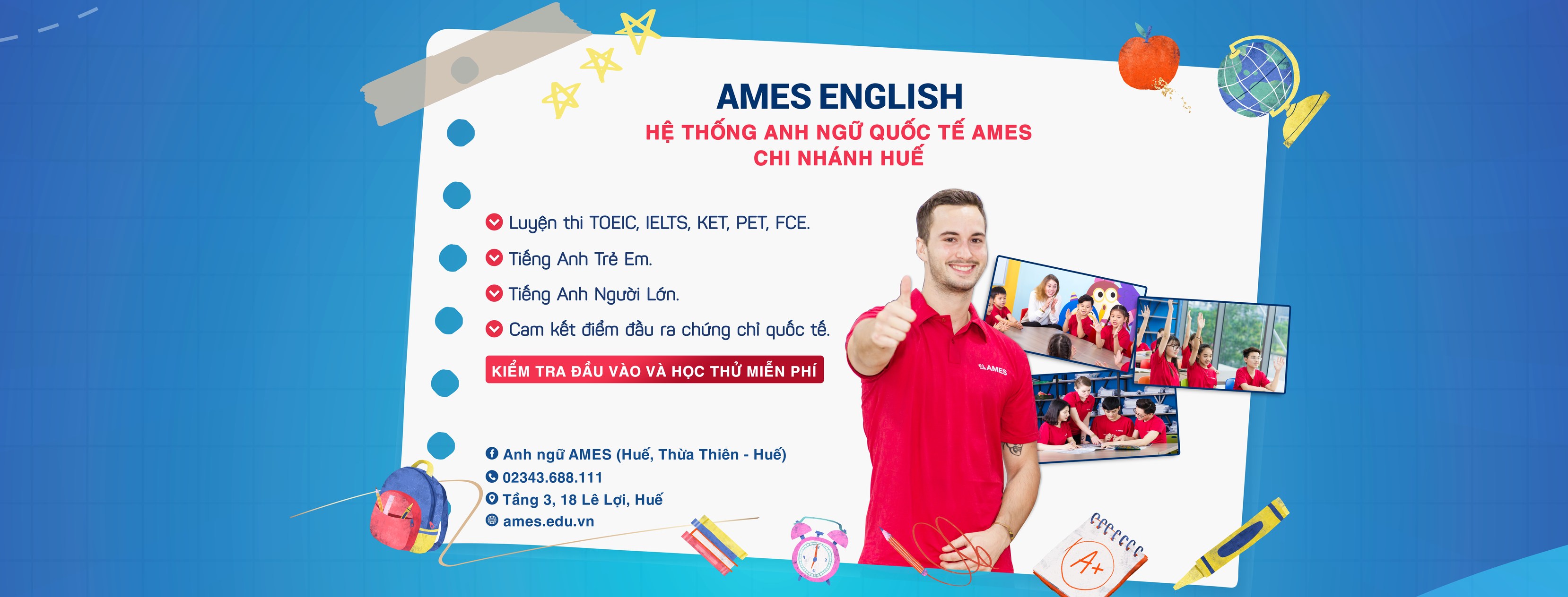 Anh ngữ AMES Huế ảnh 2