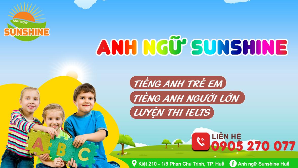 Anh ngữ Sunshine Huế ảnh 1