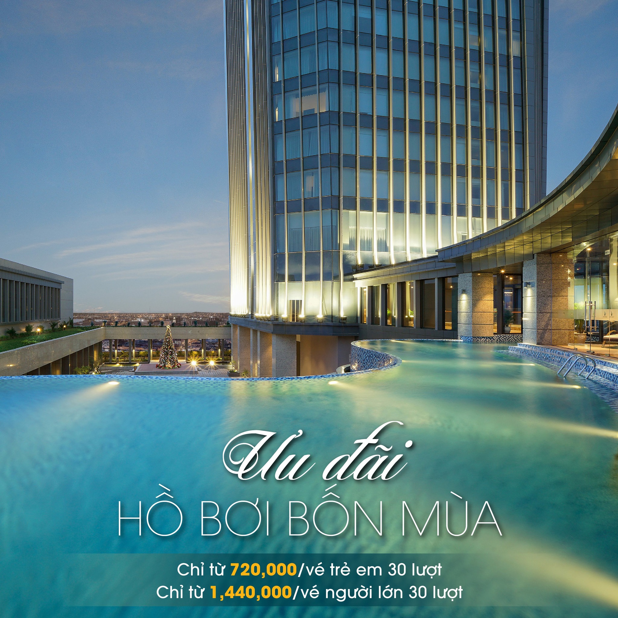 Bể bơi 4 mùa Meliá Vinpearl Hà Tĩnh ảnh 1