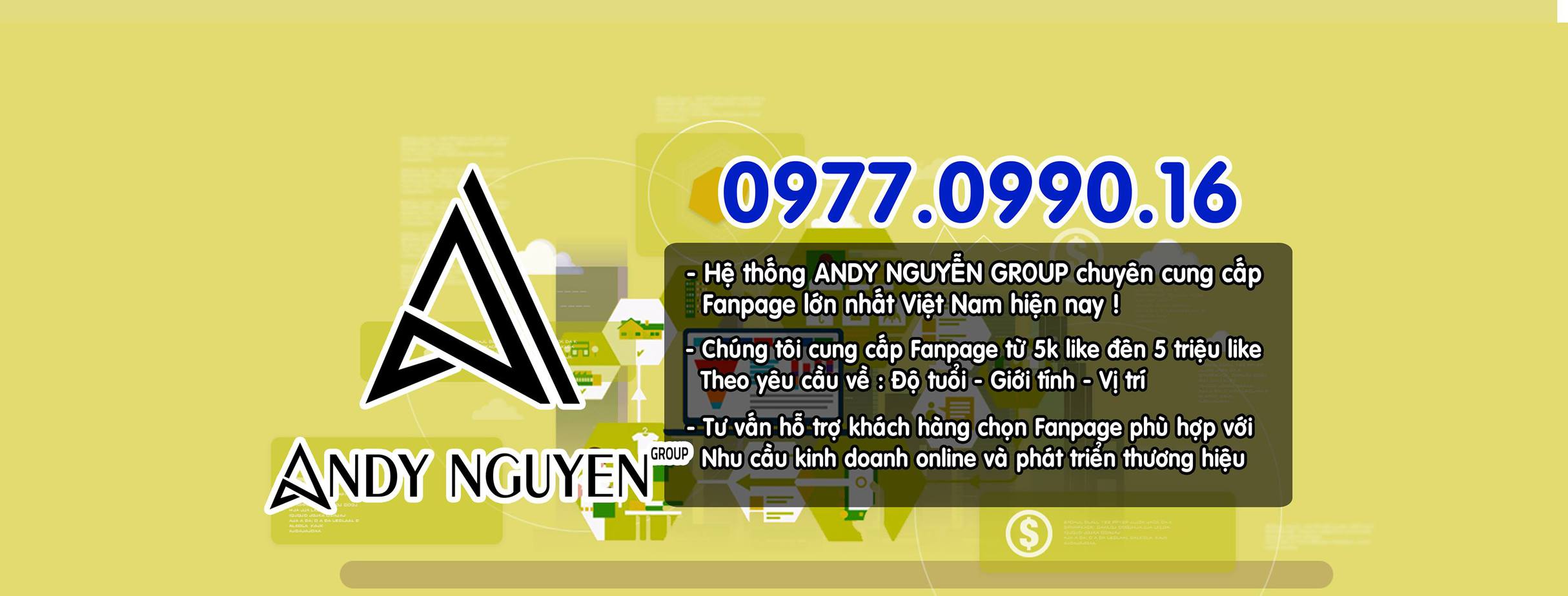 Dịch vụ mua bán fanpage của Andy Nguyễn Group ảnh 1