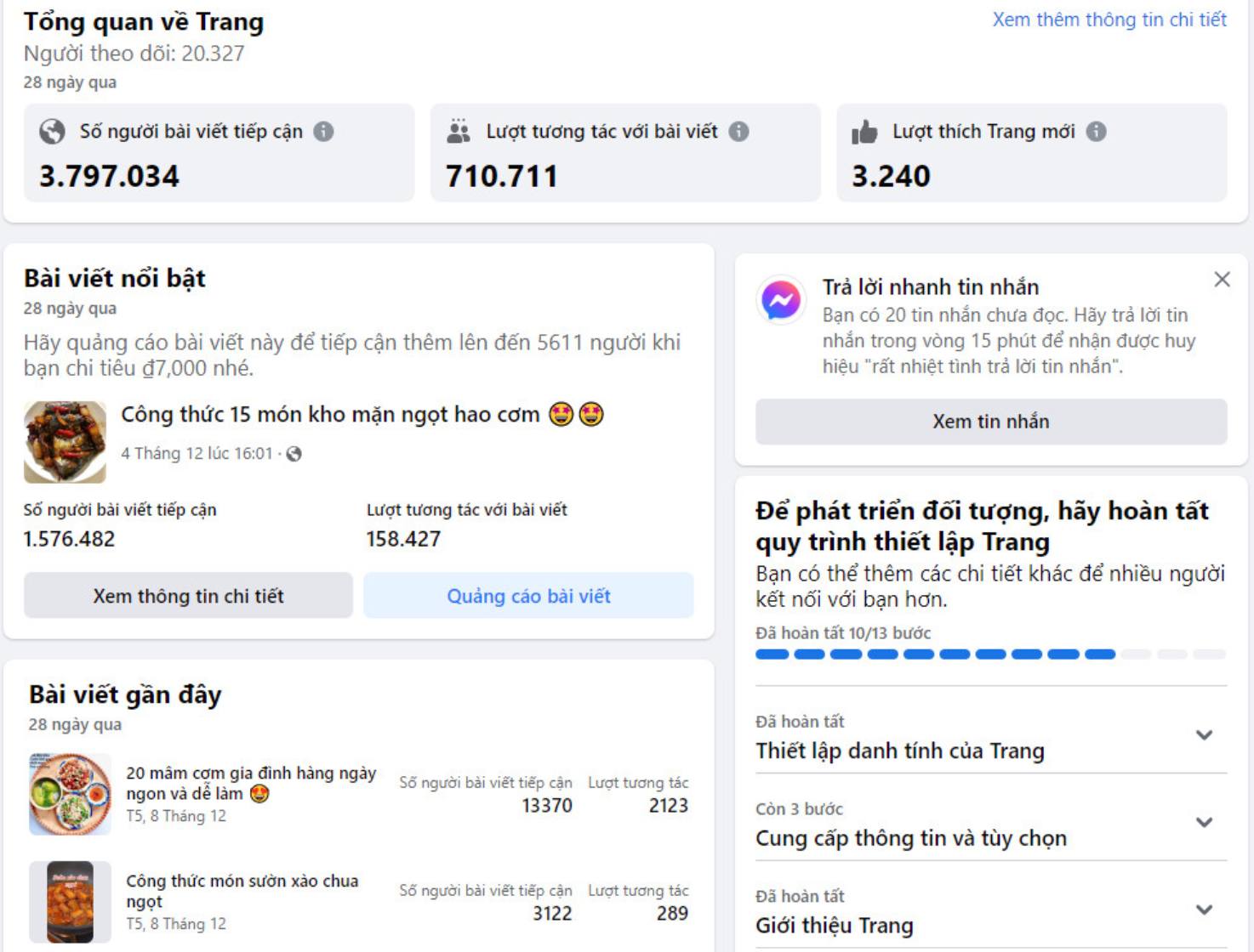 Dịch vụ mua bán fanpage của Trịnh Tình ảnh 2