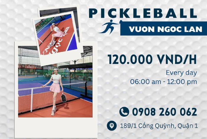 Giá thuê sân Pickleball Vườn Ngọc Lan ảnh 1