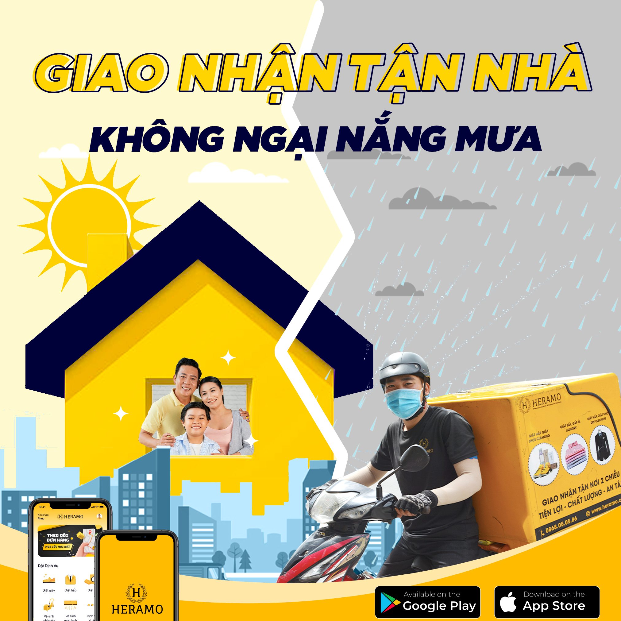 Heramo - Premium Laundry & Cleaning App ảnh 1