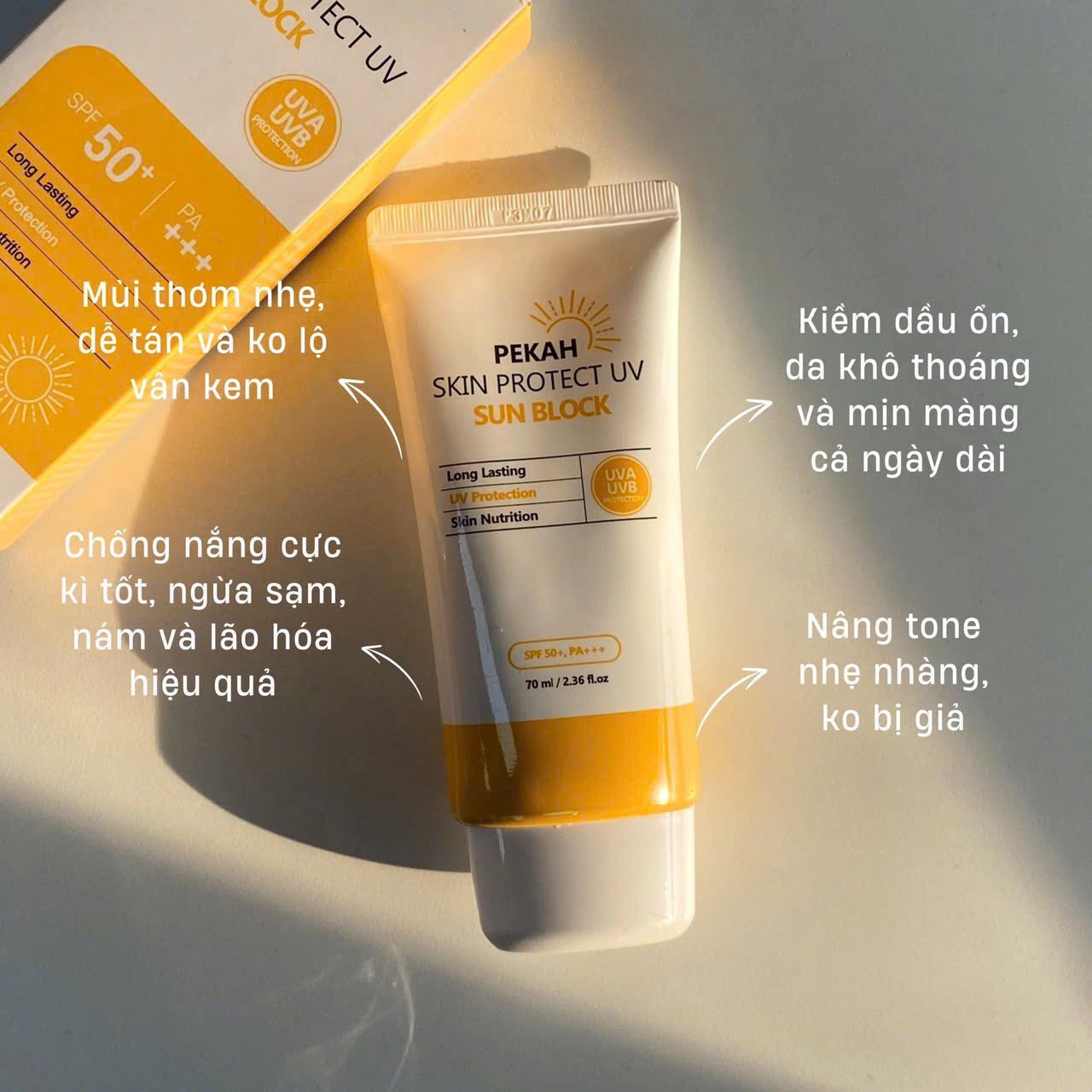 Kem chống nắng Pekah Skin Protect UV Sun Block ảnh 1