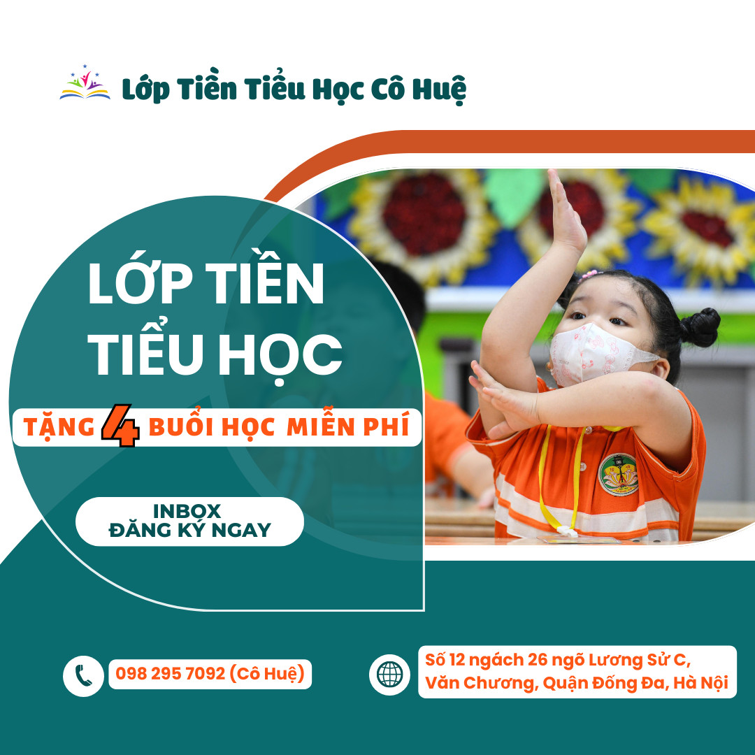 Lớp tiền tiểu học cô Huệ ảnh 2