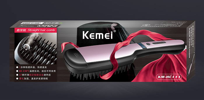 Lược điện chải tóc Kemei KM-HC111 ảnh 2