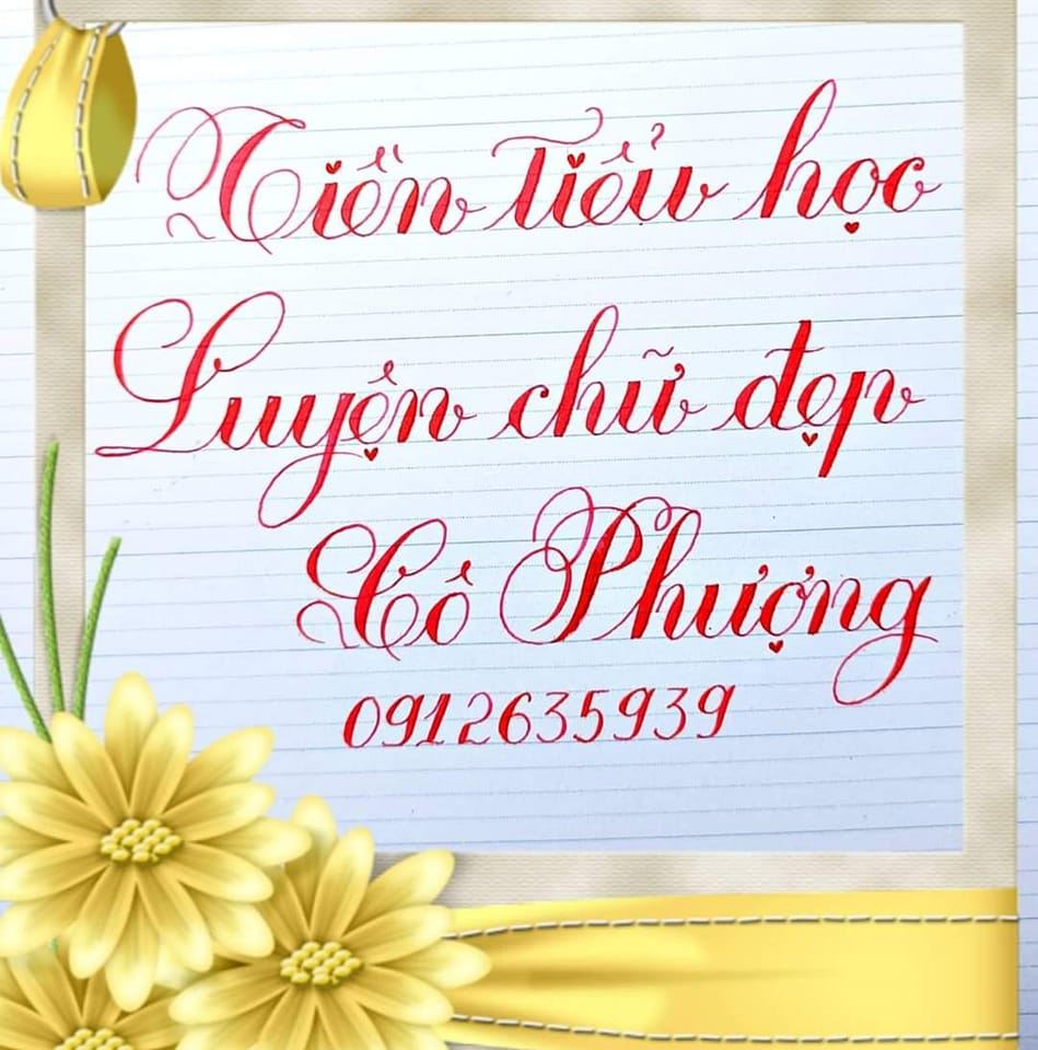 Luyện chữ đẹp Cô Phượng ảnh 1