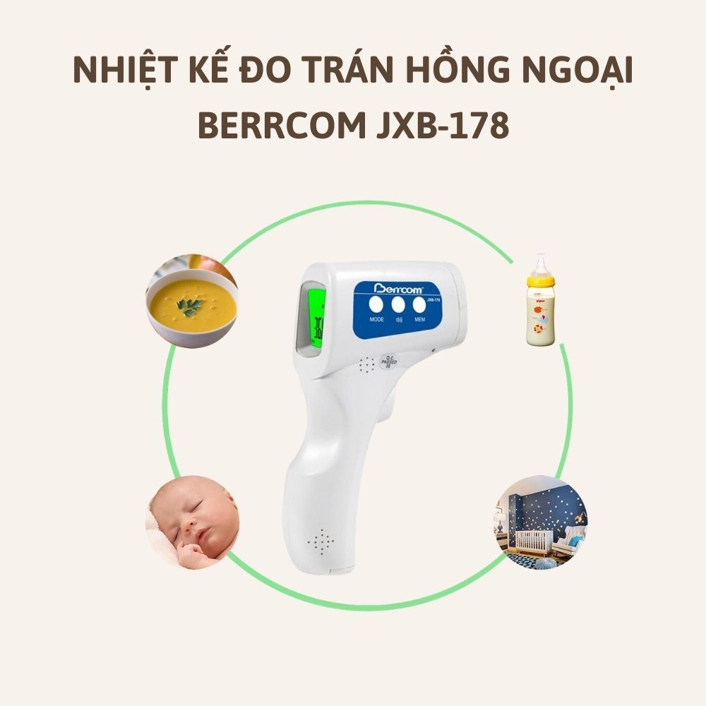 Nhiệt Kế Cho Bé Berrcom JXB178 ảnh 2