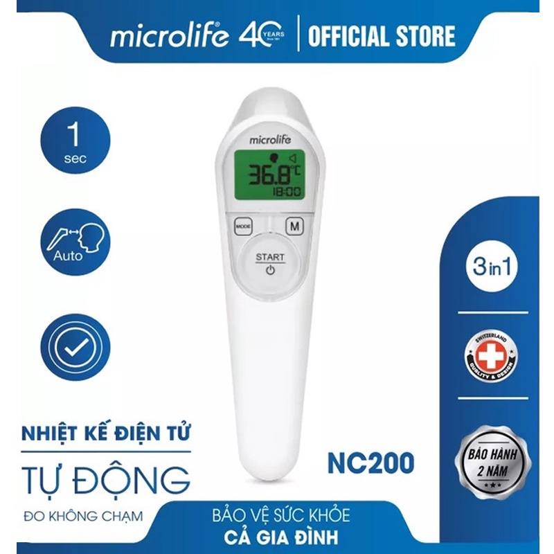 Nhiệt Kế Cho Bé Microlife NC200 ảnh 1