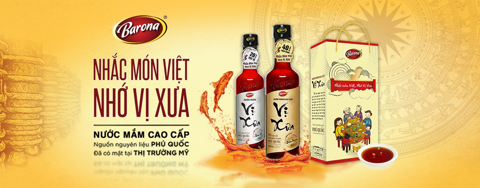 Nước mắm cao cấp Vị Xưa Barona ảnh 1