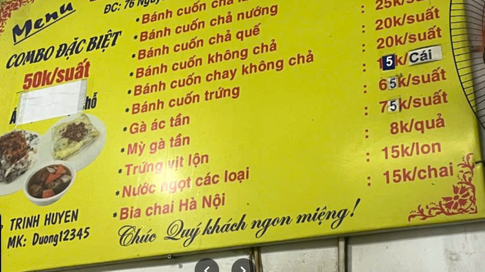 Quán Bánh cuốn nóng Huyền Lý ảnh 2