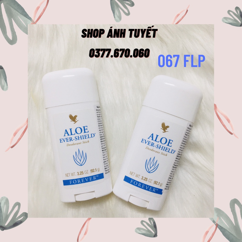 Sáp Khử Mùi Không Muối Nhôm Aloe Ever–Shield ảnh 1
