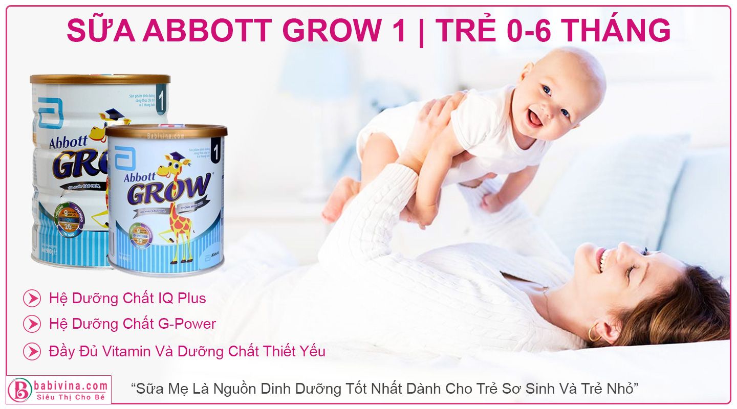 Sữa bột Abbott Grow 1 ảnh 1