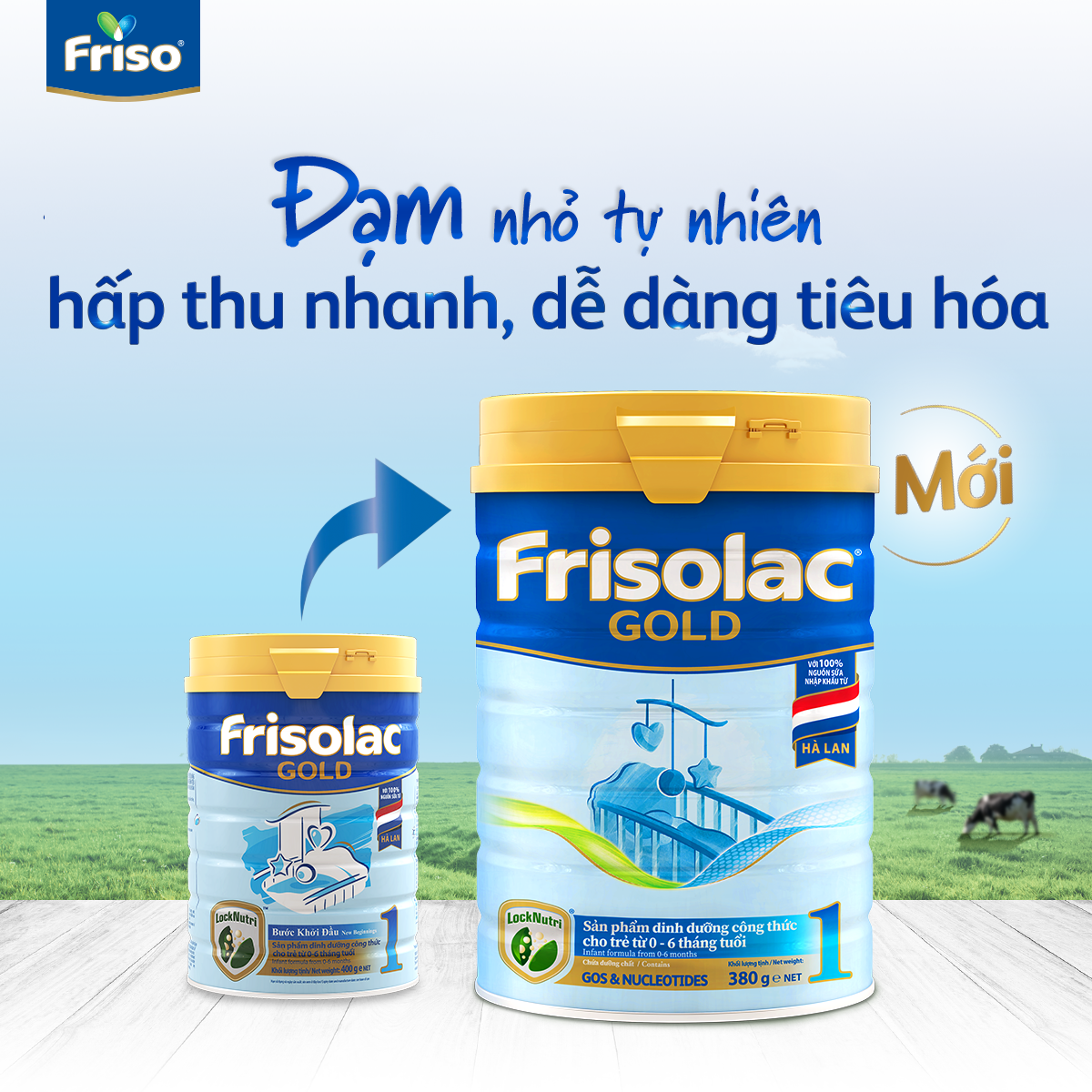 Sữa bột Frisolac Gold 1 ảnh 1