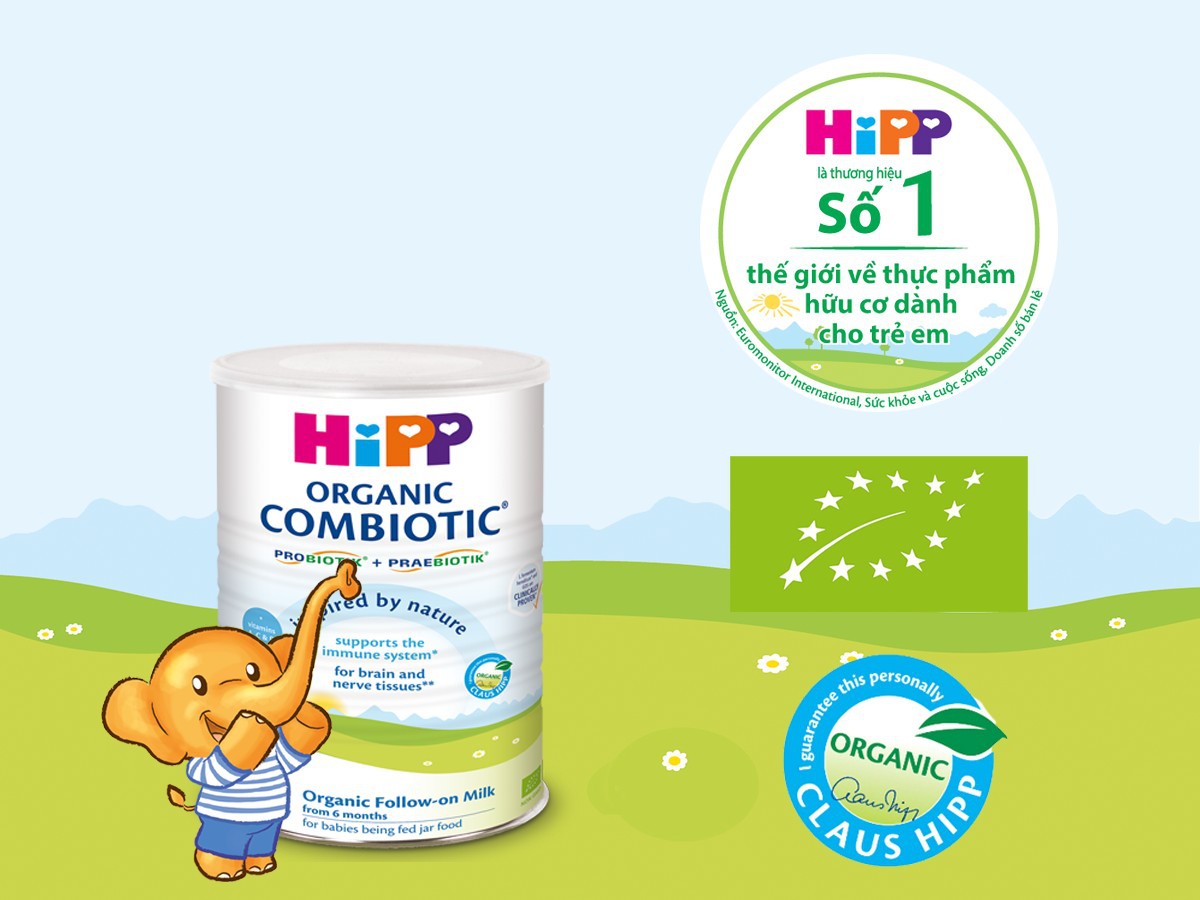 Sữa bột công thức hữu cơ HiPP Organic Combiotic ảnh 1