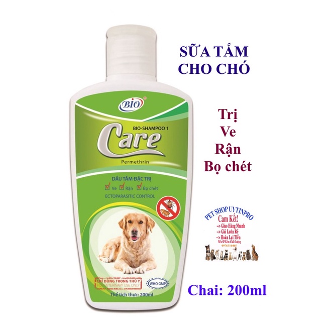 Sữa tắm chó mèo Bio Care ảnh 1