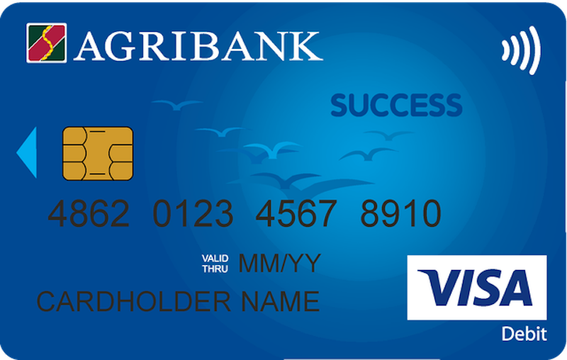 Thẻ Debit Agribank Visa ảnh 1