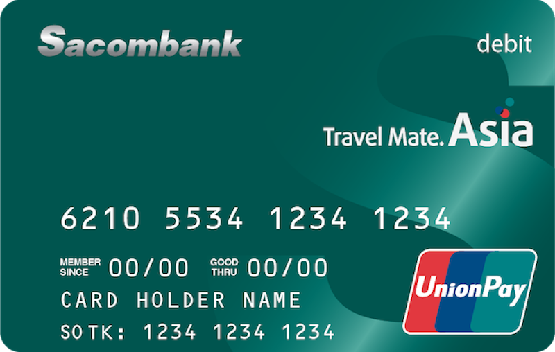 Thẻ Debit Sacombank Unionpay ảnh 1