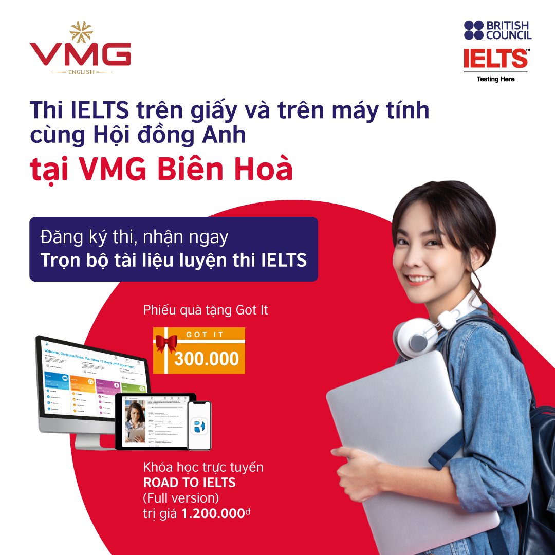 Trung tâm luyện thi IELTS tốt nhất TP. Biên Hoà, Đồng Nai