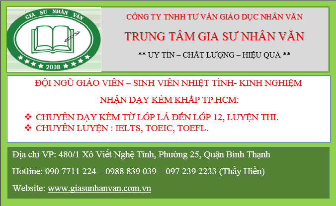 Trung Tâm Gia Sư Nhân Văn ảnh 1