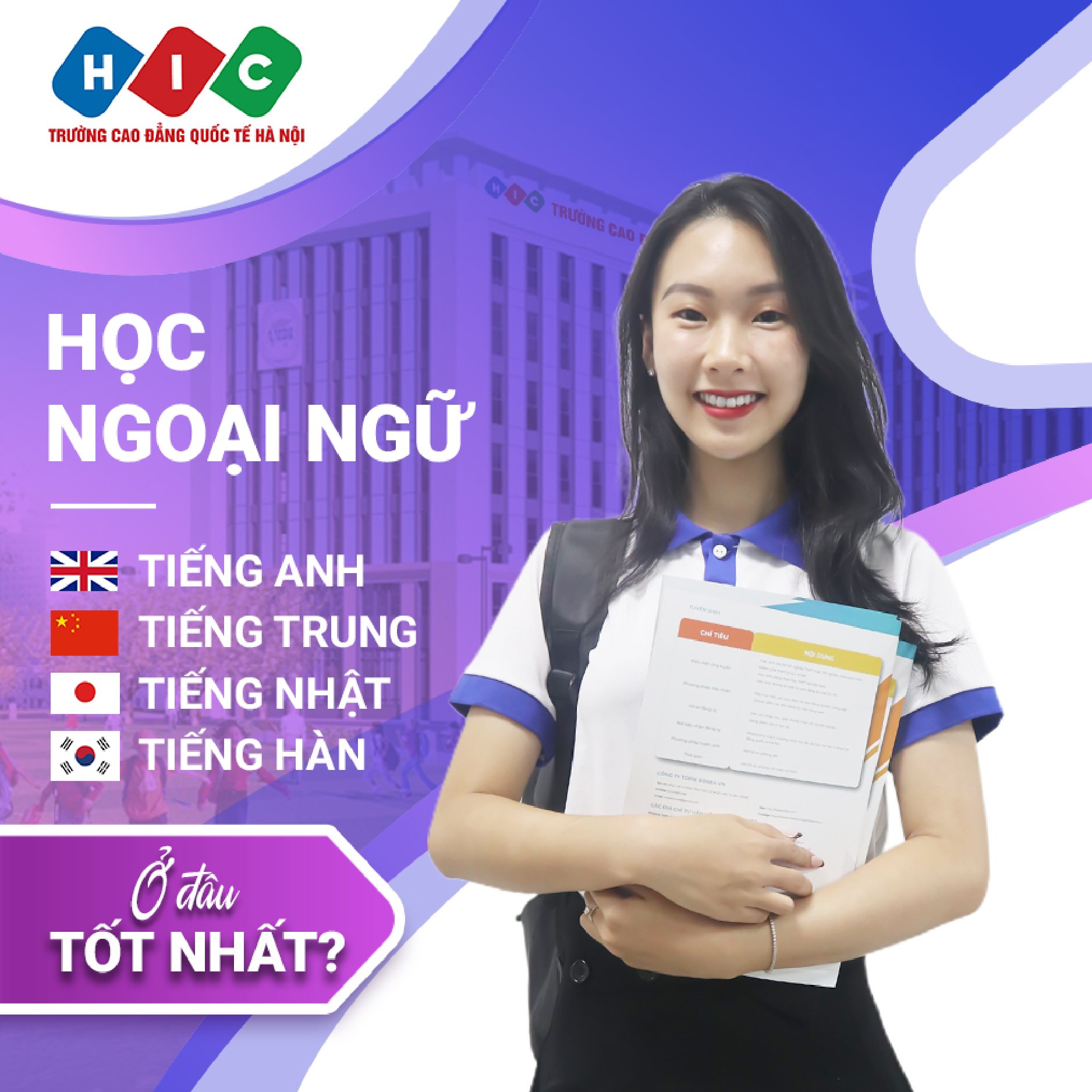 Trường Cao Đẳng Quốc Tế Hà Nội (HIC) ảnh 2