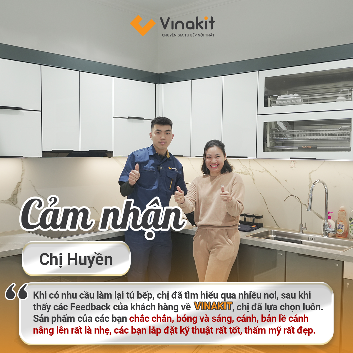 Tủ bếp Vinakit ảnh 1