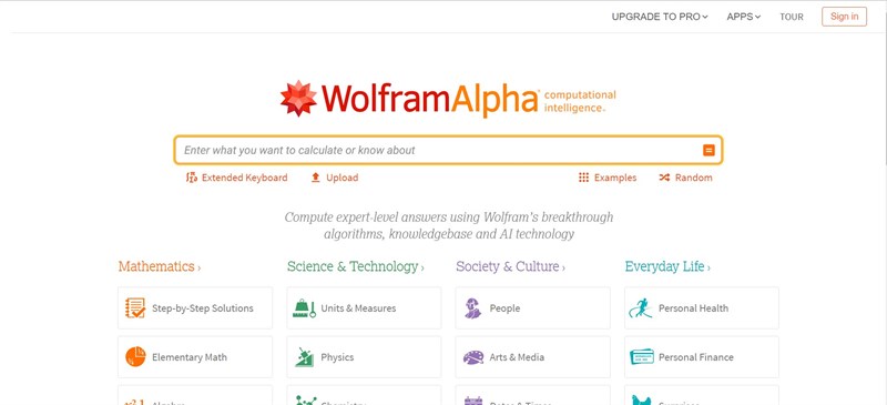 Wolfram Alpha ảnh 2