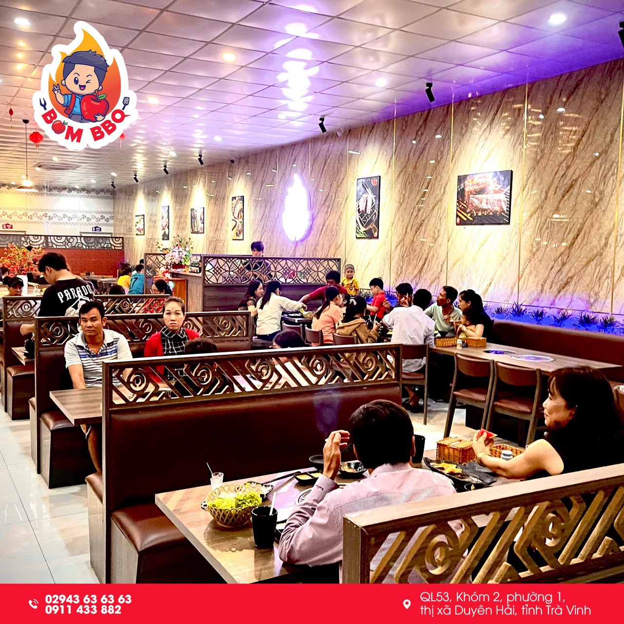 BOM BBQ buffet lẩu - nướng ảnh 2