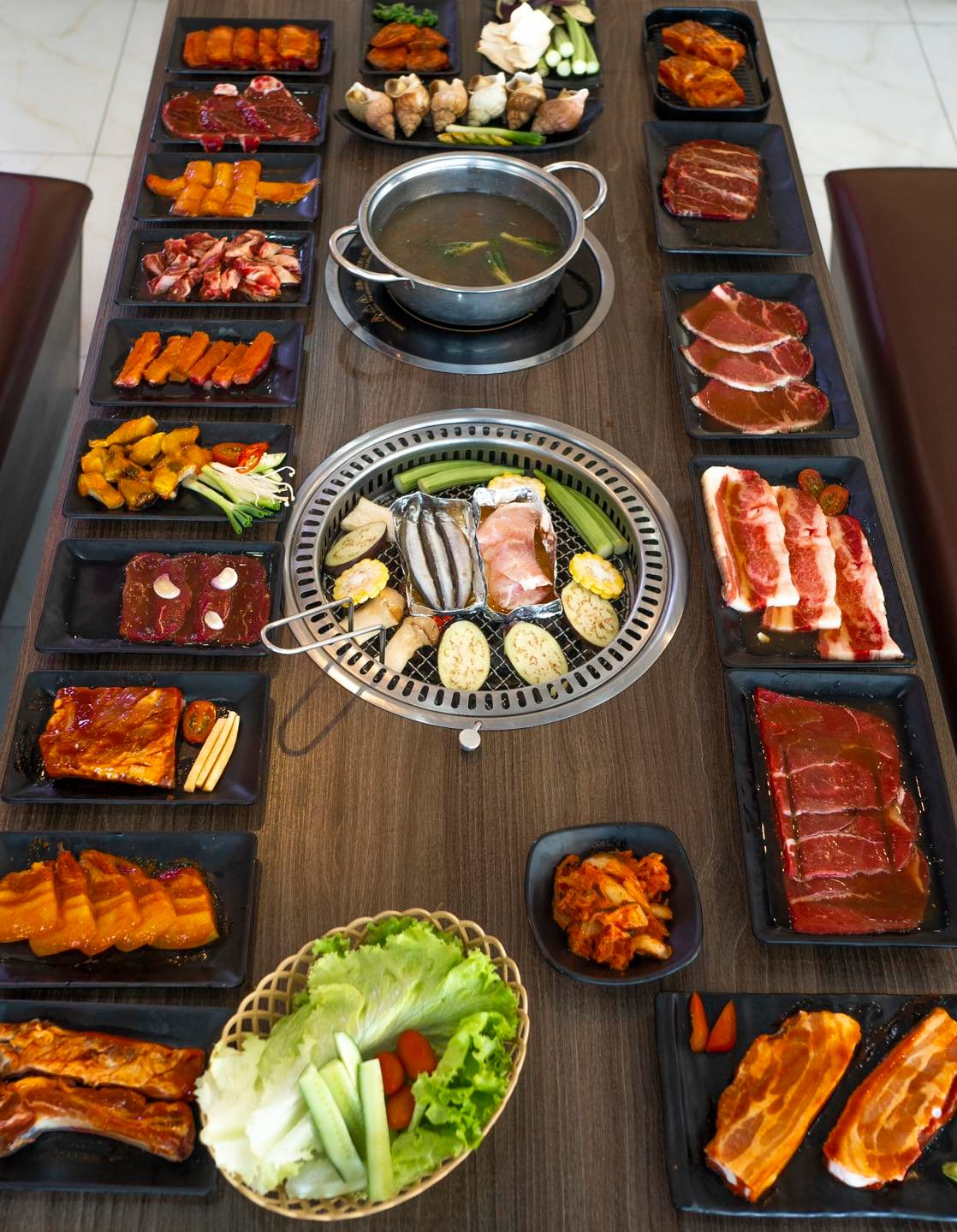 BOM BBQ buffet lẩu - nướng ảnh 1