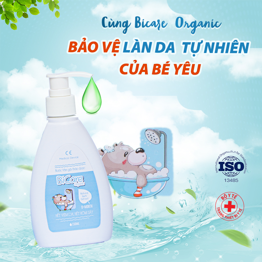 Nước Tắm Gội Thảo Dược Bicare Organic ảnh 2