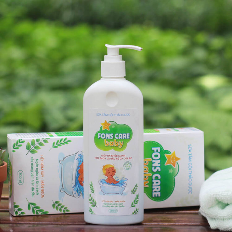 Sữa Tắm Gội Thảo Dược Fons Care Baby ảnh 1