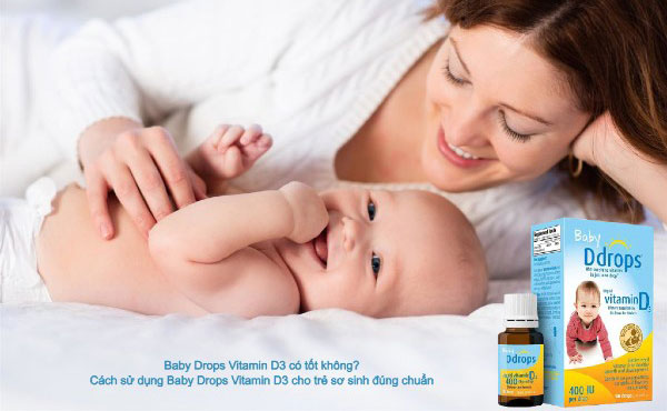 Vitamin D3 400IU Baby Ddrops Mỹ ảnh 2
