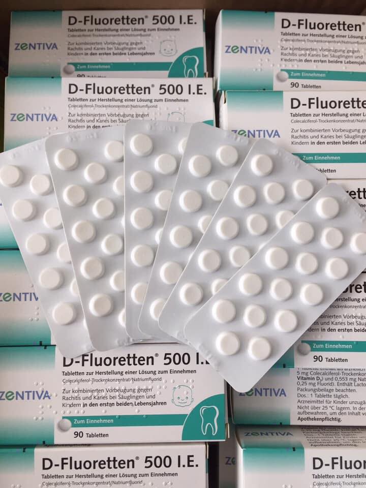 Vitamin D Fluoretten ảnh 2